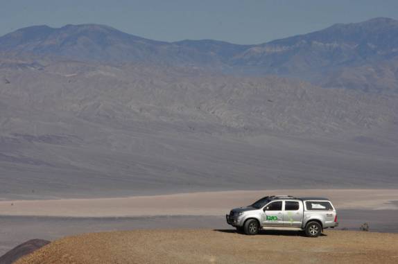 Chegando ao Death Valley National Park, na Califórinia - EUA